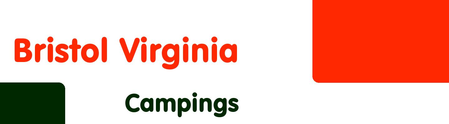Best campings in Bristol Virginia - Rating & Reviews